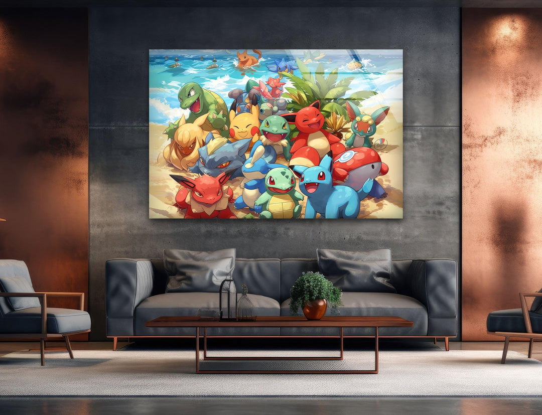 Pokemon Tempered Glass Wall Art - MyPhotoStation