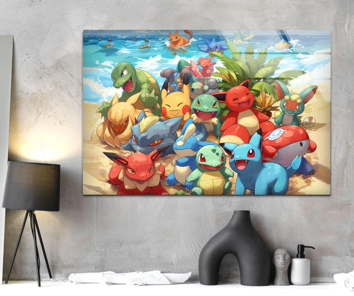 Pokemon Tempered Glass Wall Art - MyPhotoStation