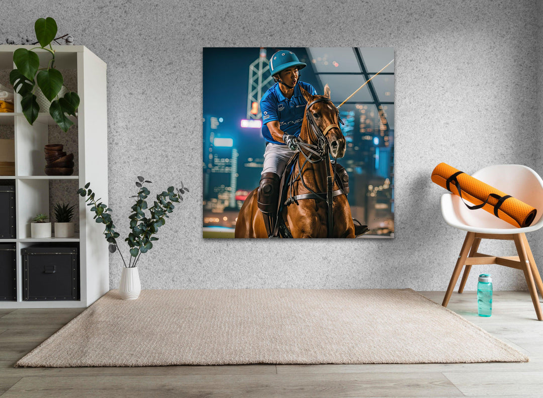 Polo Glass Wall Art Glass Printing Wall Art, Print photos on glass
