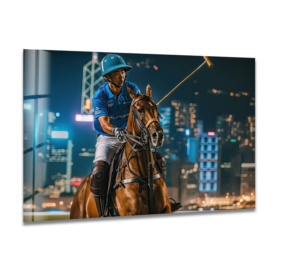 Polo Glass Wall Art custom glass photo prints, large glass prints
