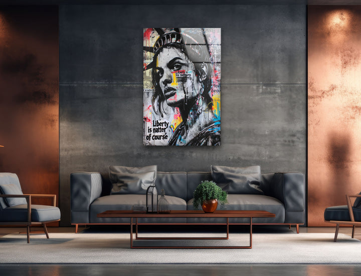 Portrait in Black Pencil Tempered Glass Wall Art - MyPhotoStation