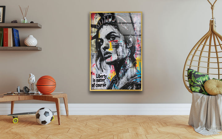 Portrait in Black Pencil Tempered Glass Wall Art - MyPhotoStation