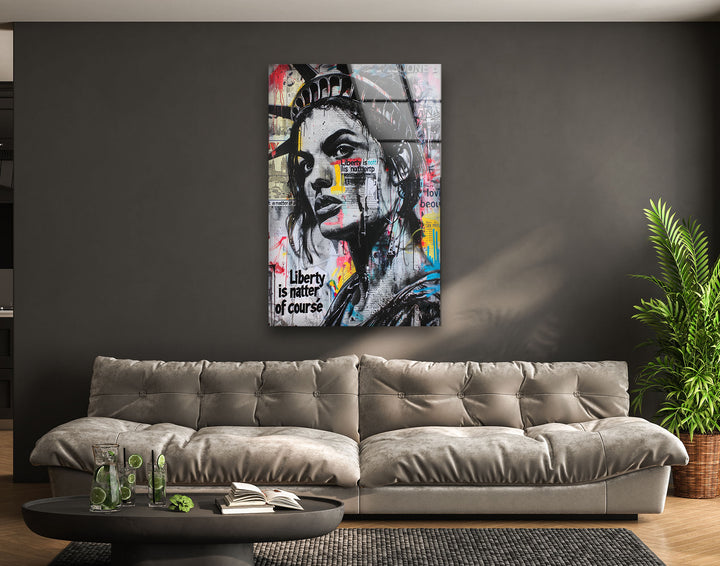 Portrait in Black Pencil Tempered Glass Wall Art - MyPhotoStation