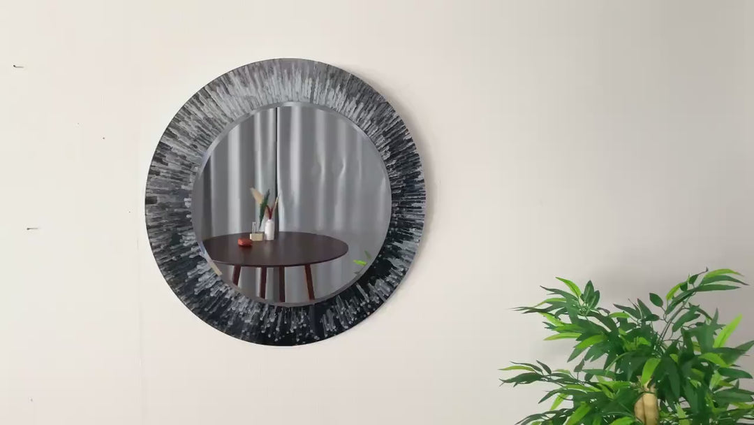 Black Splash Wall Mirrors