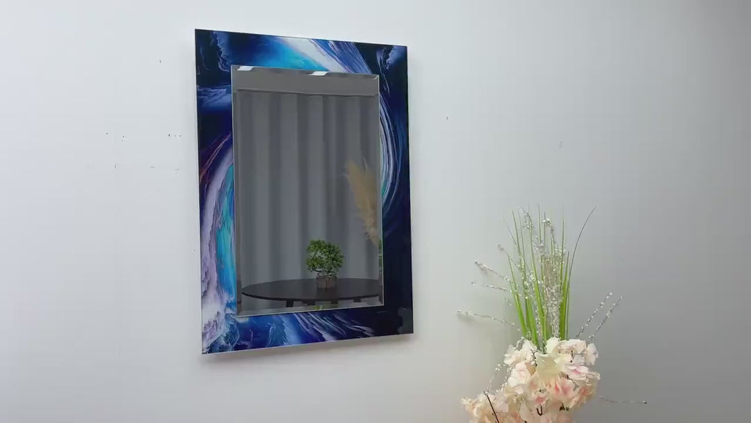 Vortex Abstract Wall Mirror