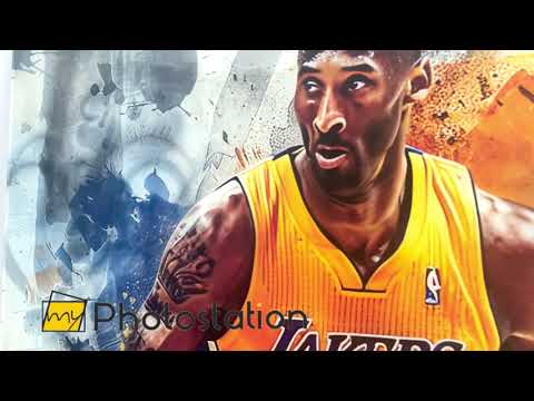 Basketball Kobe Bryant Glass Wall Art