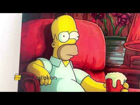 Homer Simpson Glass Wall Art