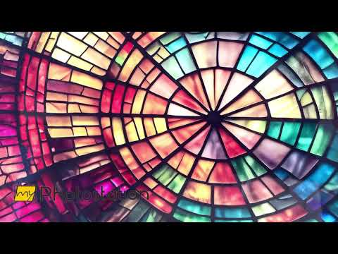 Rainbow Stained Glass Wall Art