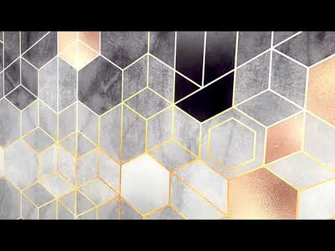 Black Hexagons Glass Wall Art , print on glass, glass printed photos