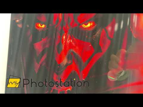 Darth Maul Glass Wall Art