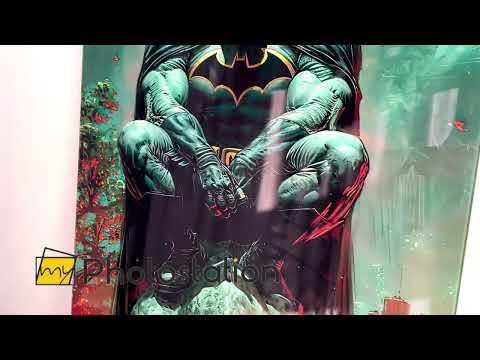 Batman Art Glass Wall Art