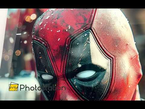 Deadpool Glass Wall Art