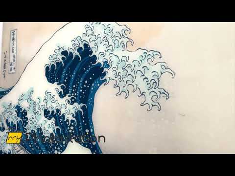 The Great Wave off Kanagawa Hokusai Glass Wall Art