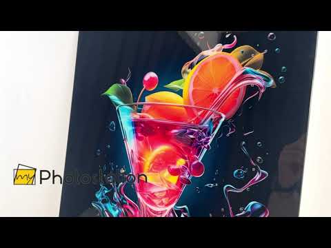 Fruit Mix Cocktail Glass Wall Art