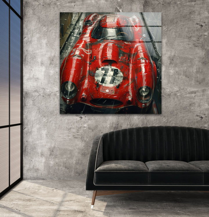 Race Car Glass Photos & Cool Art Prints