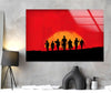 Red Dead Redemption Banner Glass Wall Art