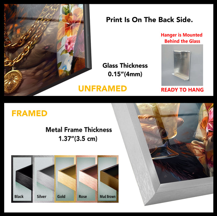 Rich Monkey Tempered Glass Wall Art - MyPhotoStation