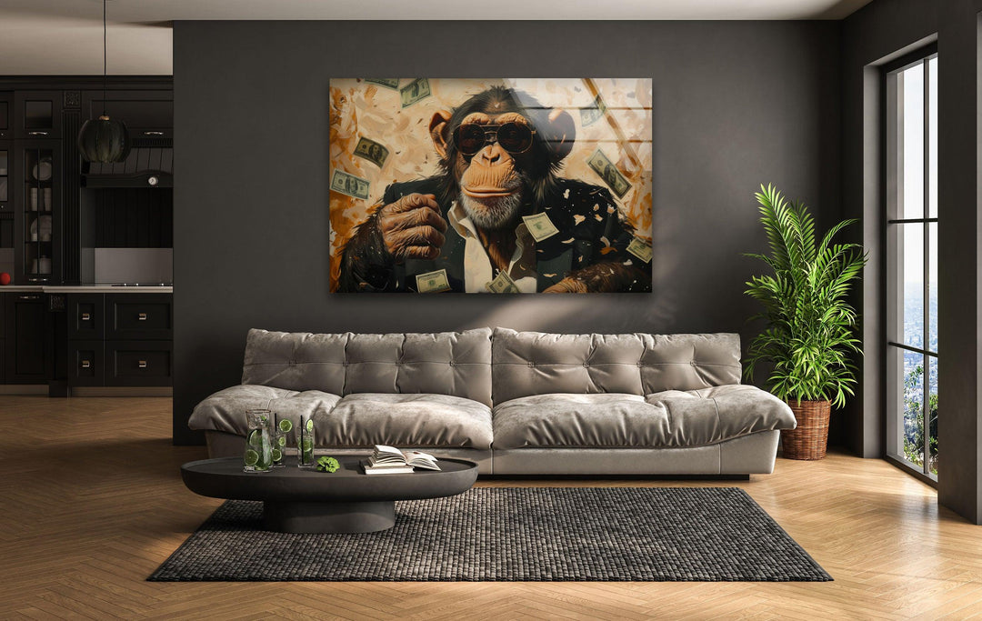 Rich Monkey Art Cool Glass Art & Wall Art Home Decor