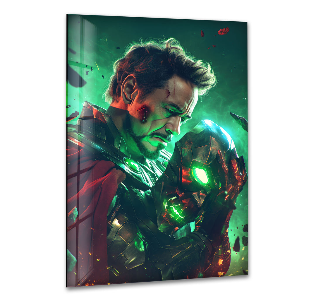 Doctor Doom Robert Downey Jr Glass Wall Art art glass wall art, glass wall art pictures
