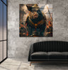 Sacred Black Earth Pig Picture on Glass Collections