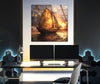 Sail Boat Tempered Glass Wall Art