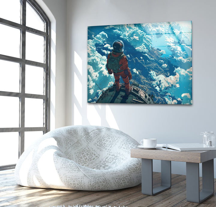 A Space Explorer Glass Wall Art, glass photo prints, glass picture prints