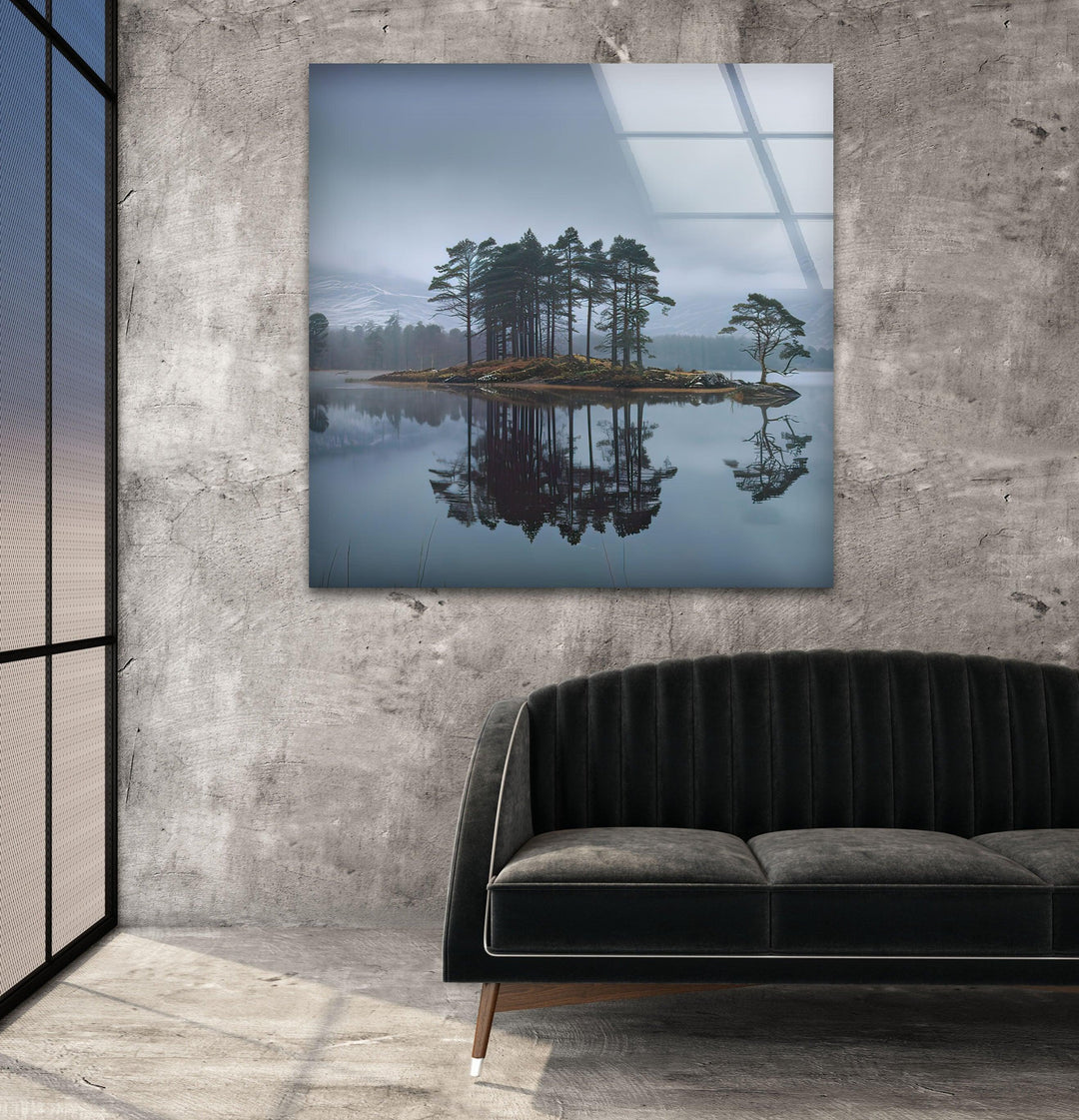 Scottish Foggy Island Glass Wall Art glass pictures for Wall, glass prints wall art
