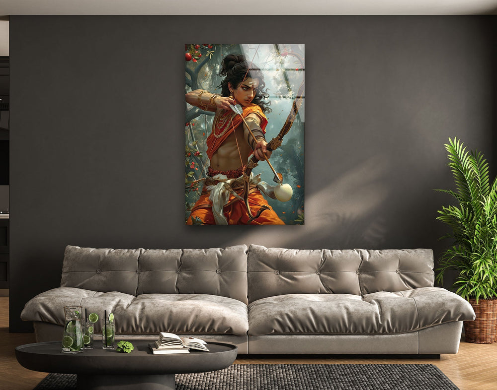 Shiva Glass Wall Art photo print on glass, prints on glass wall art
