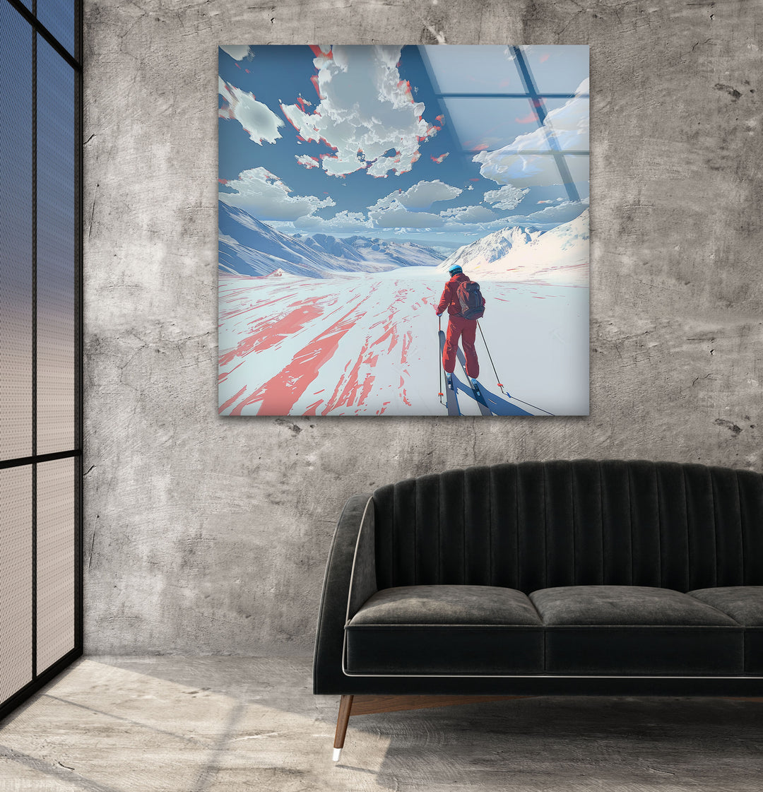 Skier Cool Wall Decor & Glass Art