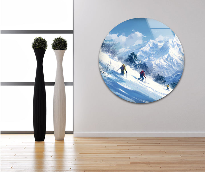 Skating Snowboard Glass Wall Art art glass wall art, glass wall art pictures