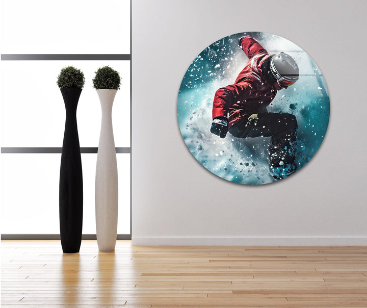 Snowboard Glass Wall Art art glass wall art, glass wall art pictures
