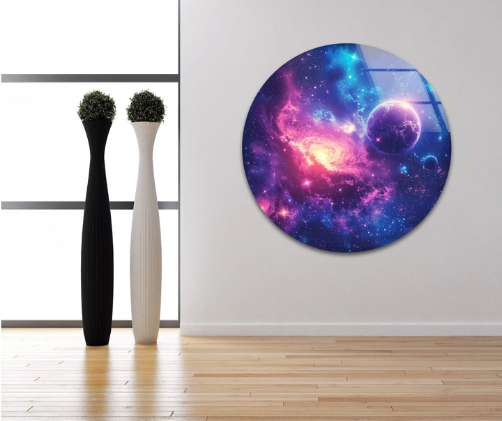 Universe Exploring Glass Wall Art, art glass wall art, glass wall art pictures