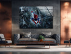 Spiderman Tempered Glass Wall Art - MyPhotoStation