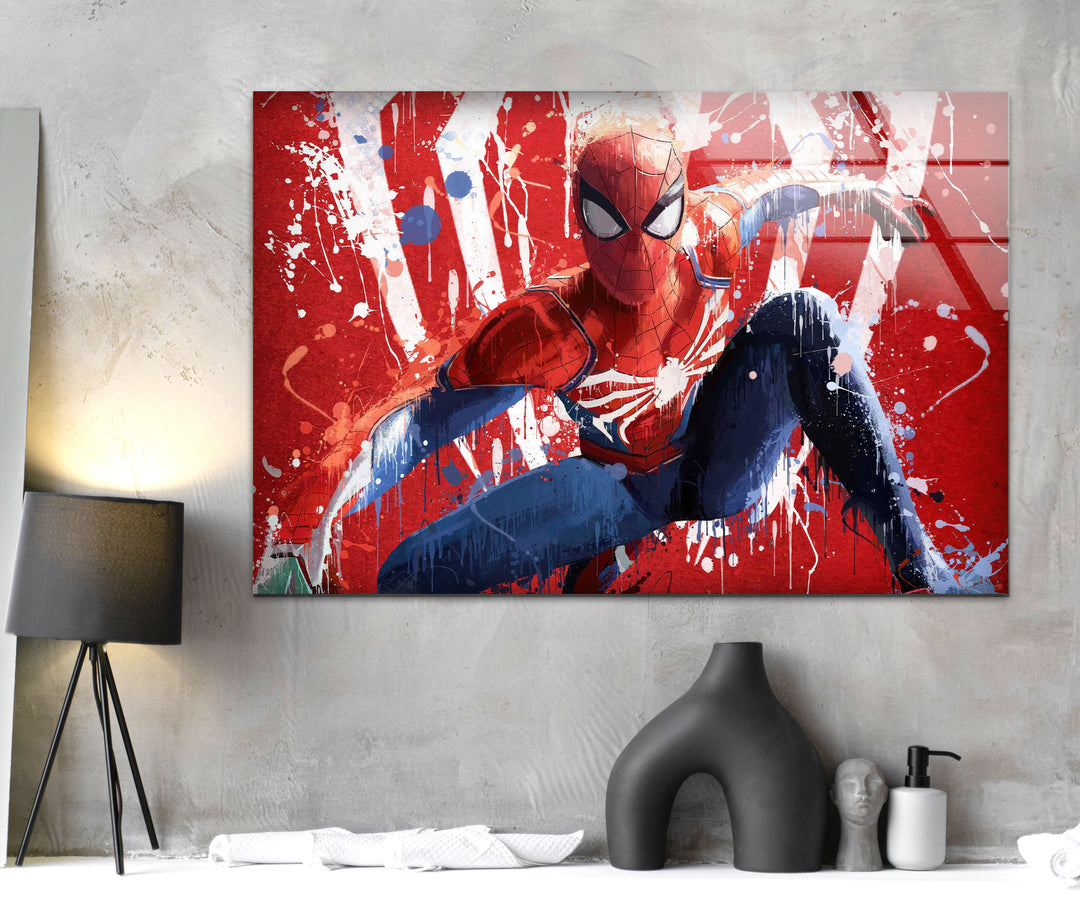 Spiderman 3 Glass Wall Art print on glass, glass printed photos
