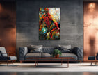 Spider Man Mosaic Tempered Glass Wall Art - MyPhotoStation