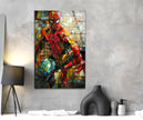 Spider Man Mosaic Tempered Glass Wall Art - MyPhotoStation