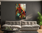 Spider Man Mosaic Tempered Glass Wall Art - MyPhotoStation