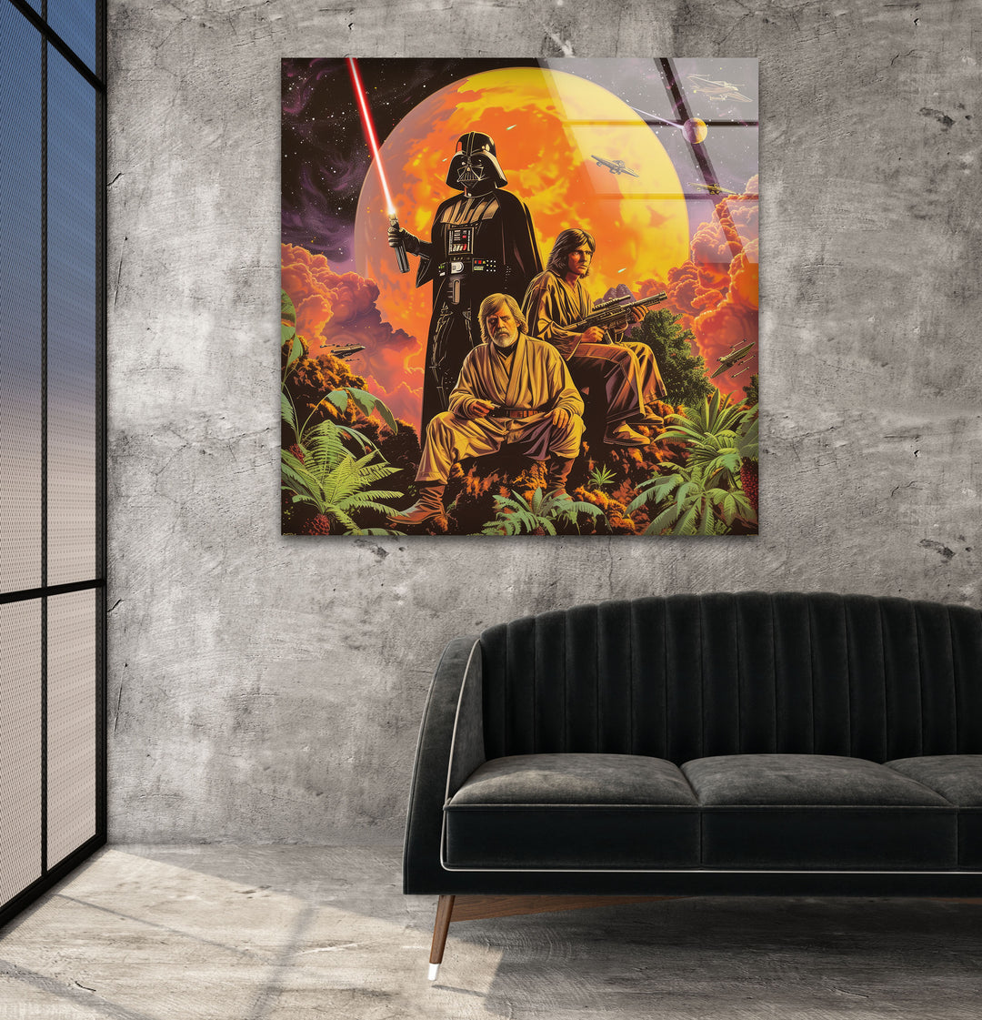 Star Wars Glass Wall Art