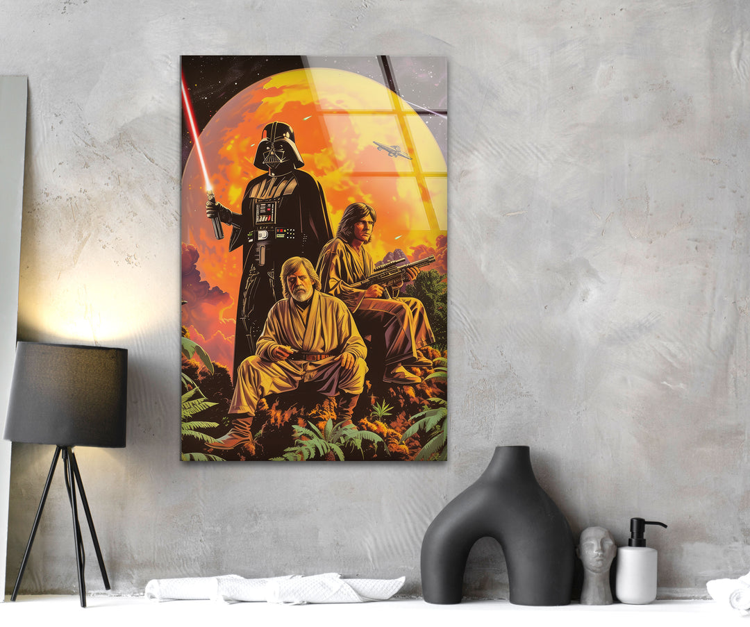 Star Wars Glass Photos for Wall Decor