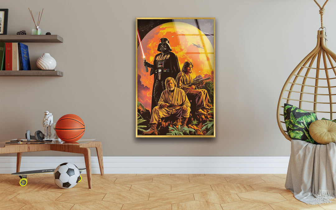 Star Wars Glass Picture Prints Collection