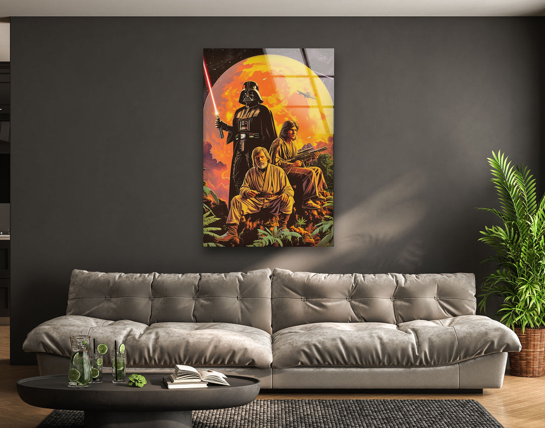 Star Wars Photo on Glass Home Decor