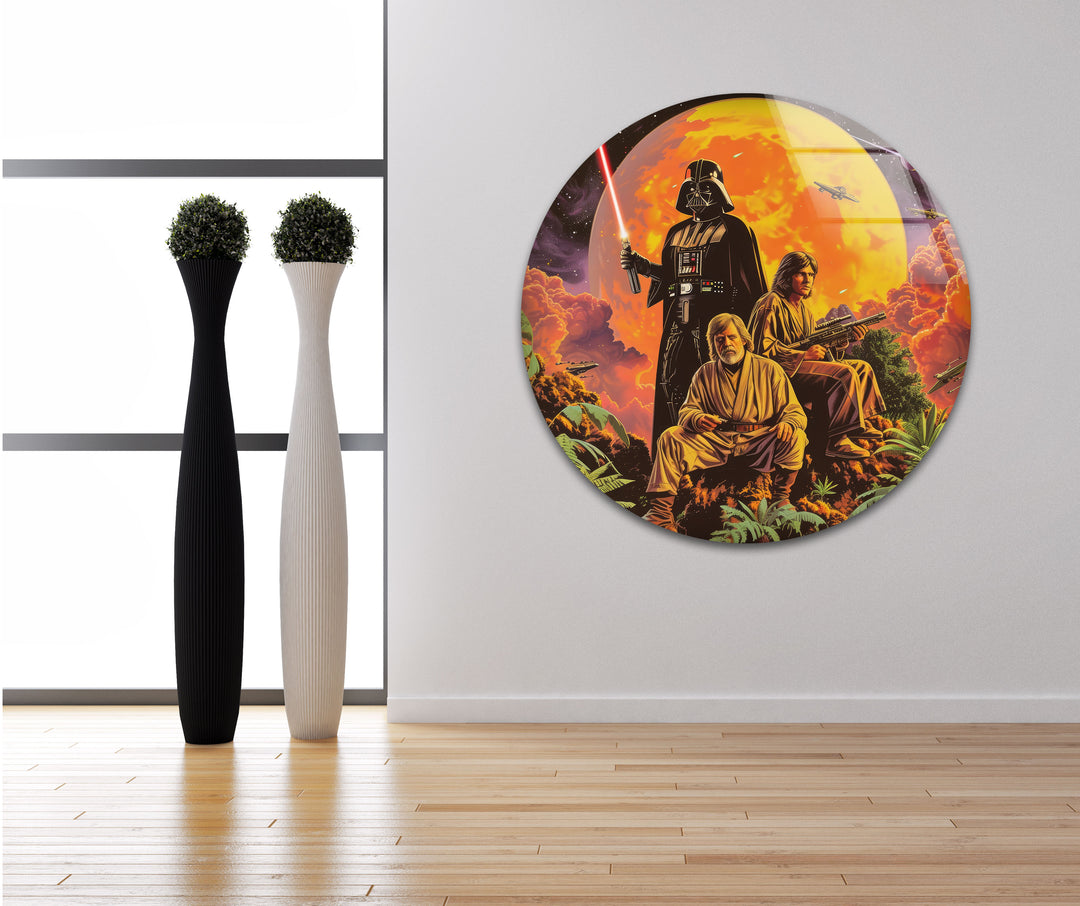 Star Wars Glass Wall Artwork Designs