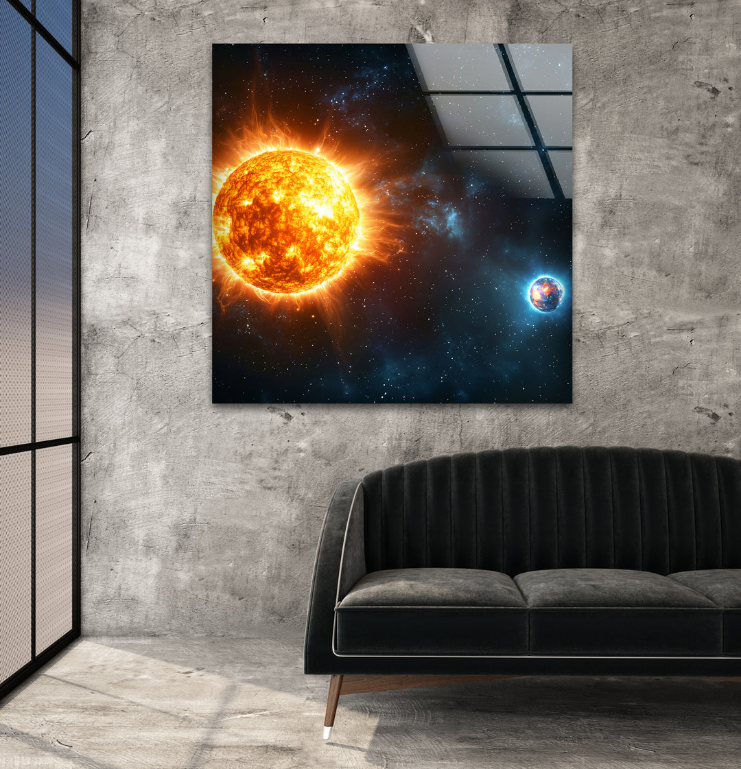 Space wall paints featuring abstract cosmic patterns that transform interiors into galactic masterpieces
