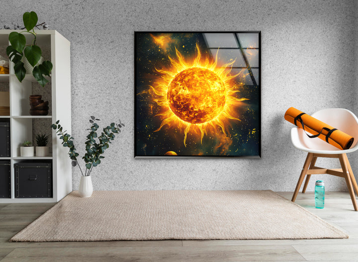 Space wall art with futuristic and surreal designs, perfect for astronomy lovers
