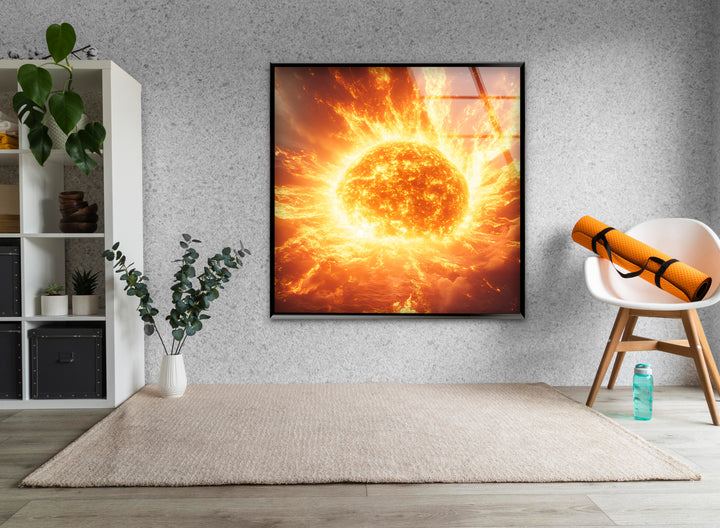 Space wall art with futuristic and surreal designs, perfect for astronomy lovers
