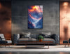 Sunrise in Mountains Tempered Glass Wall Art - MyPhotoStation
