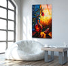 Sunset Effect Stained Picture Tempered Glass Wall Art