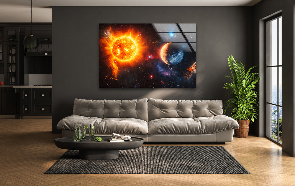 Space wall paints inspired by the mysteries of the universe, adding a cosmic touch to any space
