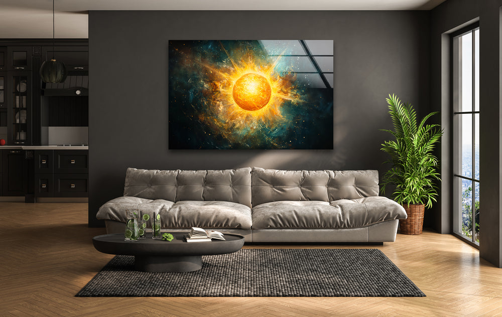 Space paintings blending artistic creativity with realistic astronomical elements for a unique look
