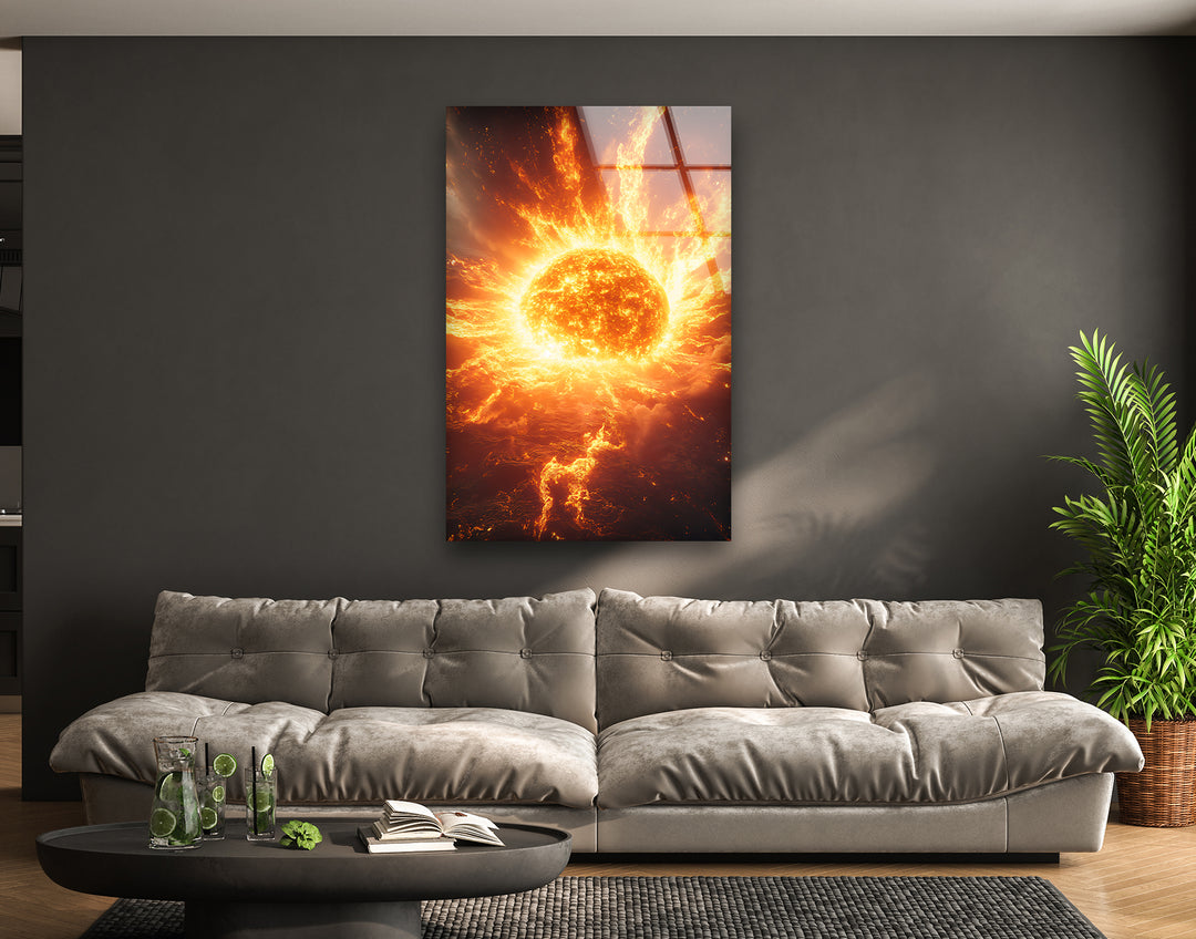 Space wall art showcasing vibrant nebulae, distant stars, and celestial landscapes
